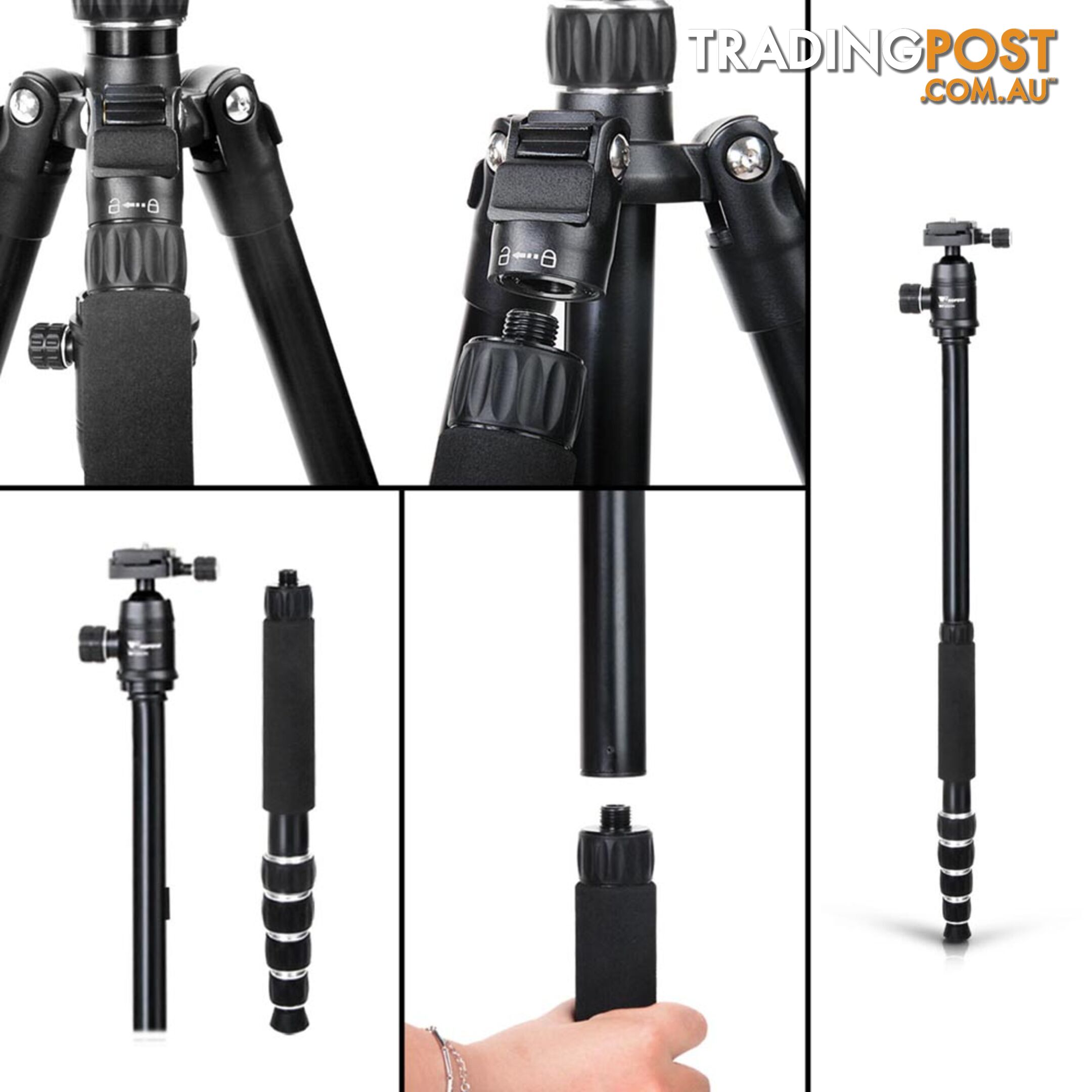 Professional 2 IN 1 Monopod/Tripod Digital Camera 152cm