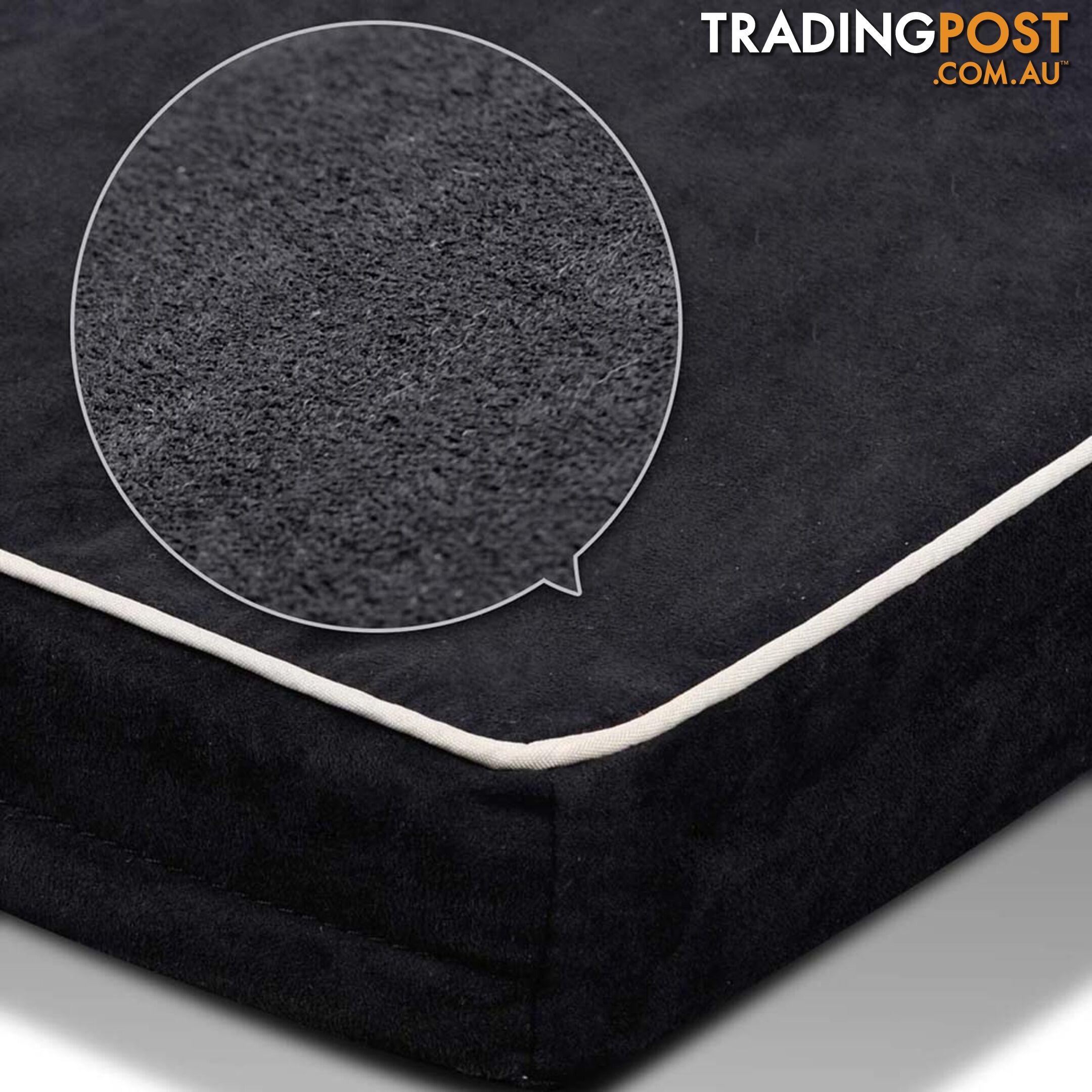 Pet Dog Anti Skid Sleep Memory Foam Mattress Bed Medium Black