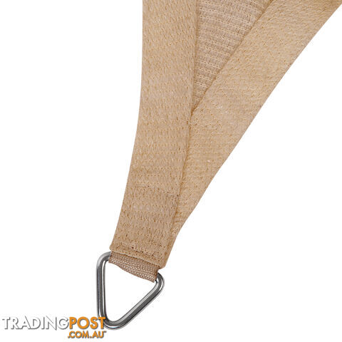 Heavy Duty Rectangle Shade Sail Canopy 3 x 4 m Sand Beige