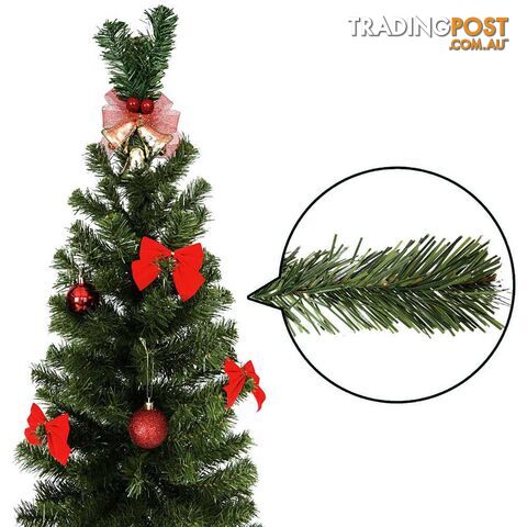 2.1M Christmas Tree with Ornaments - Green