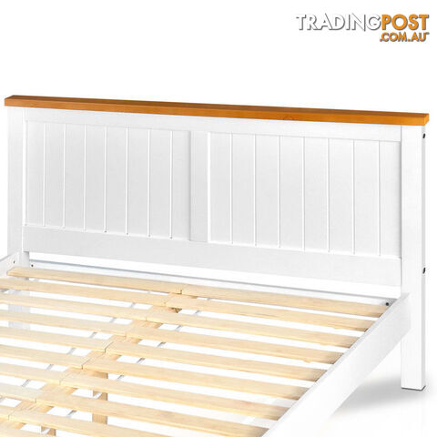 Pine Wood Queen Bed Frame