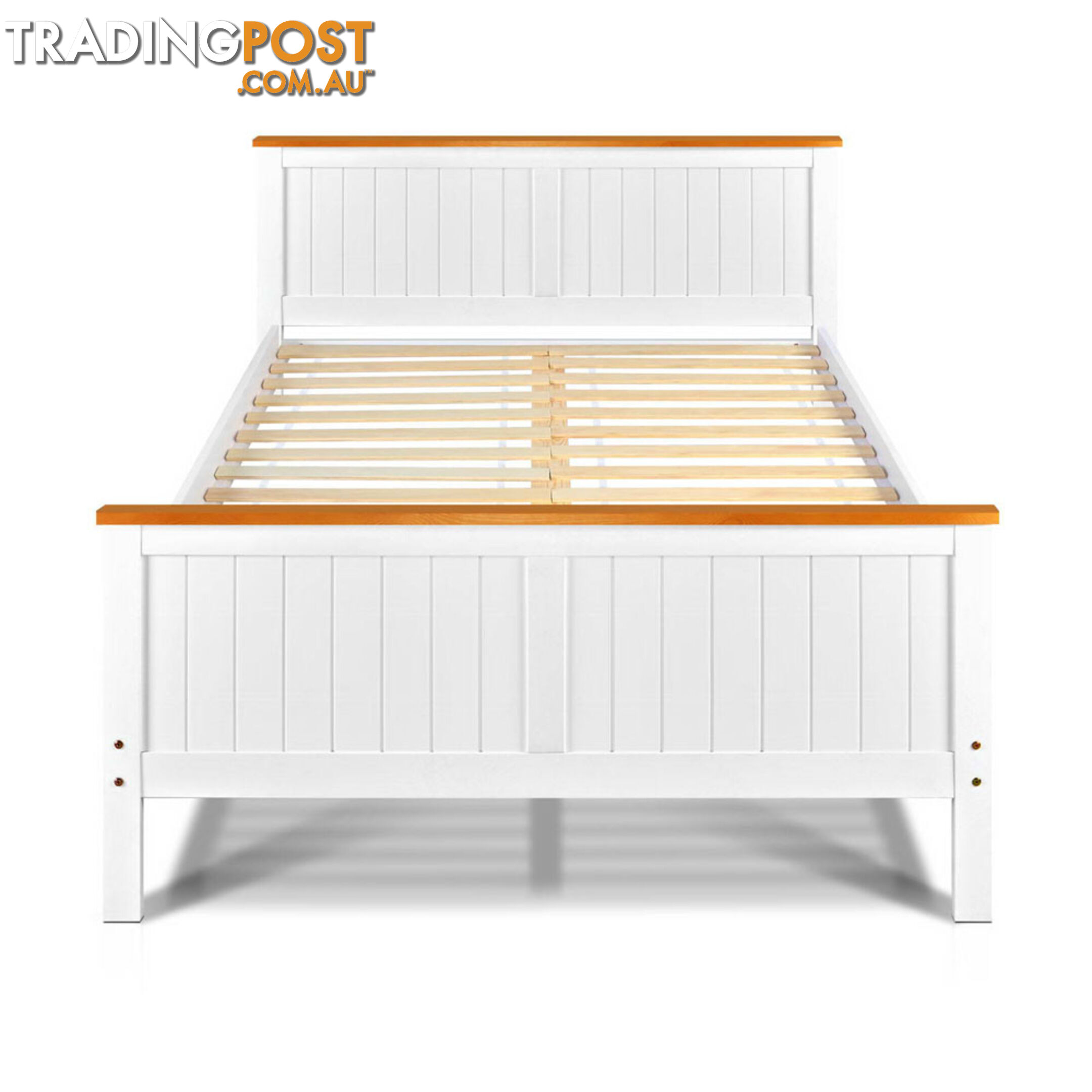 Pine Wood Queen Bed Frame