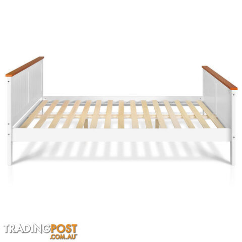 Pine Wood Queen Bed Frame