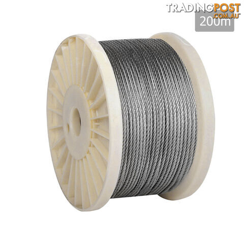 7 x 7 Marine Stainless Steel Wire Rope 200M