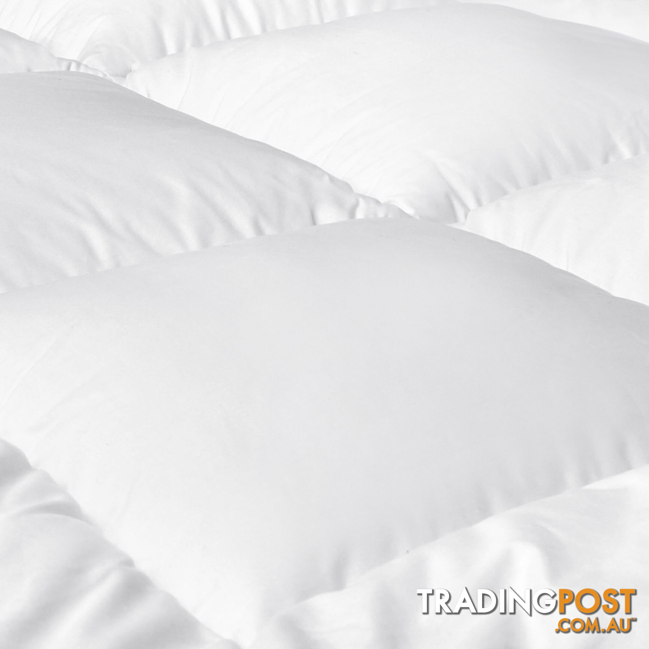 Duck Feather Down Quilt Queen White