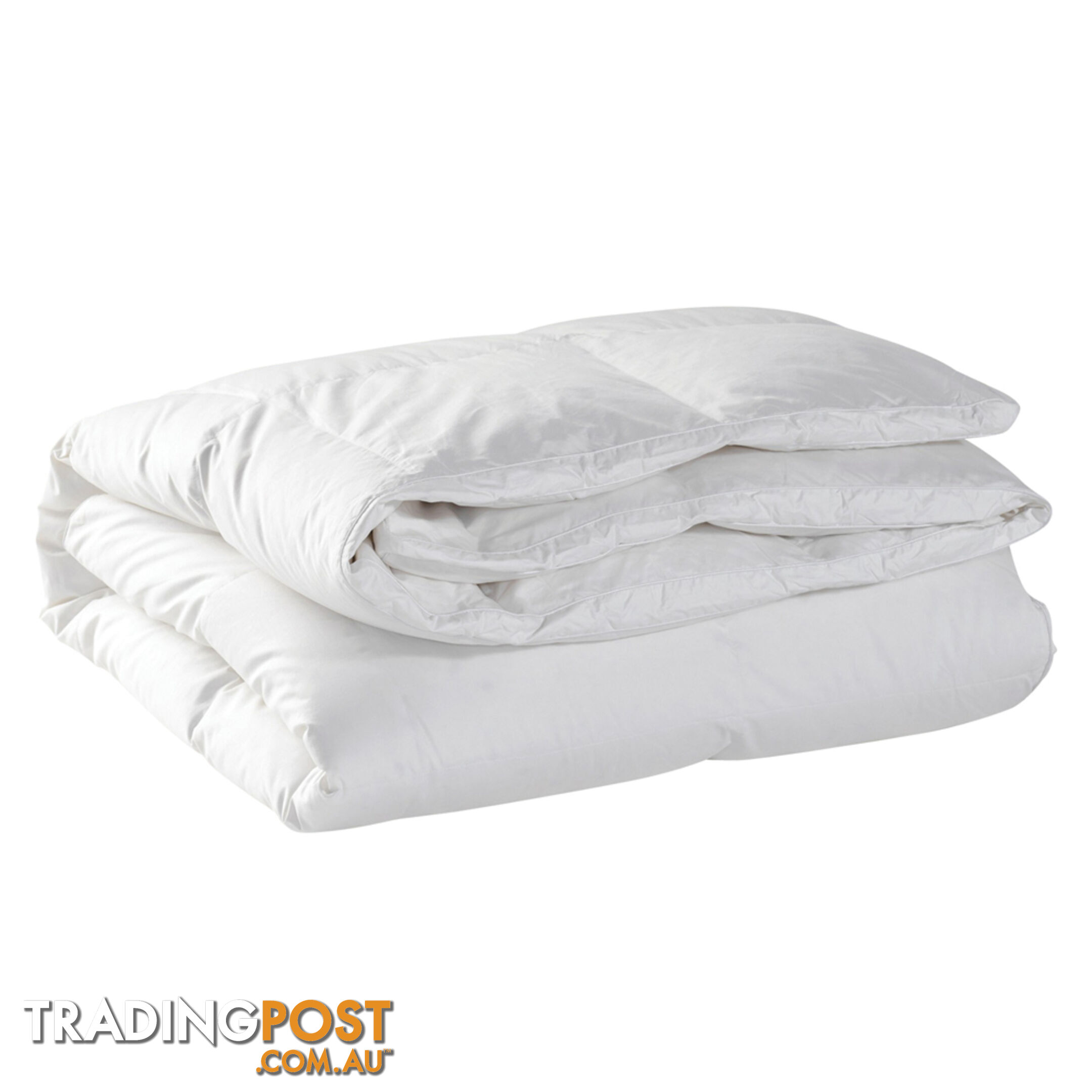 Duck Feather Down Quilt Queen White