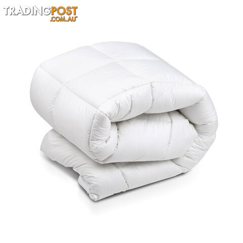 Duck Feather & Down Pillowtop Matress Topper - King