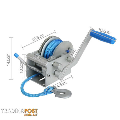 3 Speed Hand Winch with Rope - photo 2 of 8
