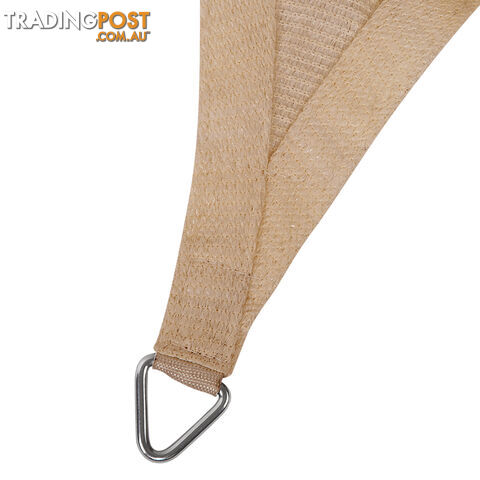 Heavy Duty 280GSM Shade Sail Canopy 2 x 4 M Sand - photo 3 of 5