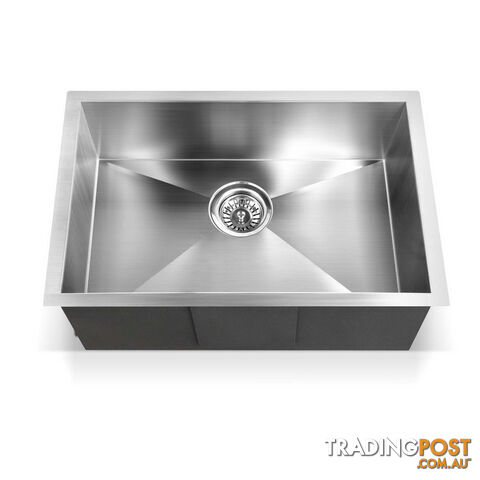 Stainless Steel Kitchen/Laundry Sink with Waste Strainer 600 x 450 mm