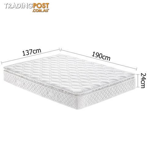 Pillow Top Pocket Spring Medium Firm Mattress Double