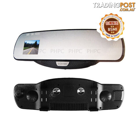 Ritek Full HD 1080 CRMT 01 Rearview Mirror + Driving Recorder