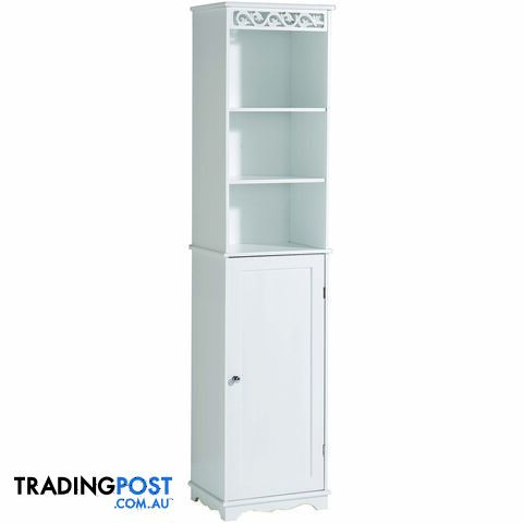 Lure Tall Cupboard in WHITE