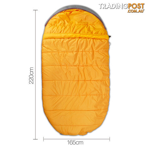 Pebble Shape Thermal Sleeping Bag 220x 100cm