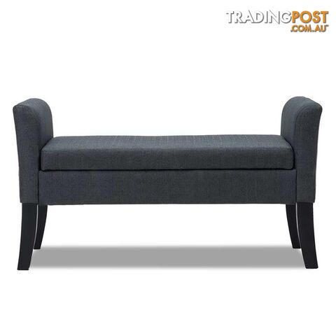 Seat Footstool Bench Stool Storage Ottoman - Grey - photo 3 of 10