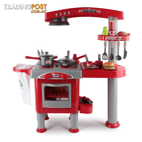 Kitchen Pretend Play Set Red