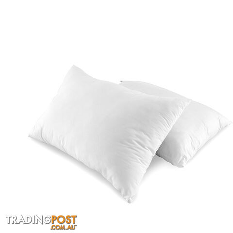 Set of 4 Pillows - 2 Soft & 2 Medium