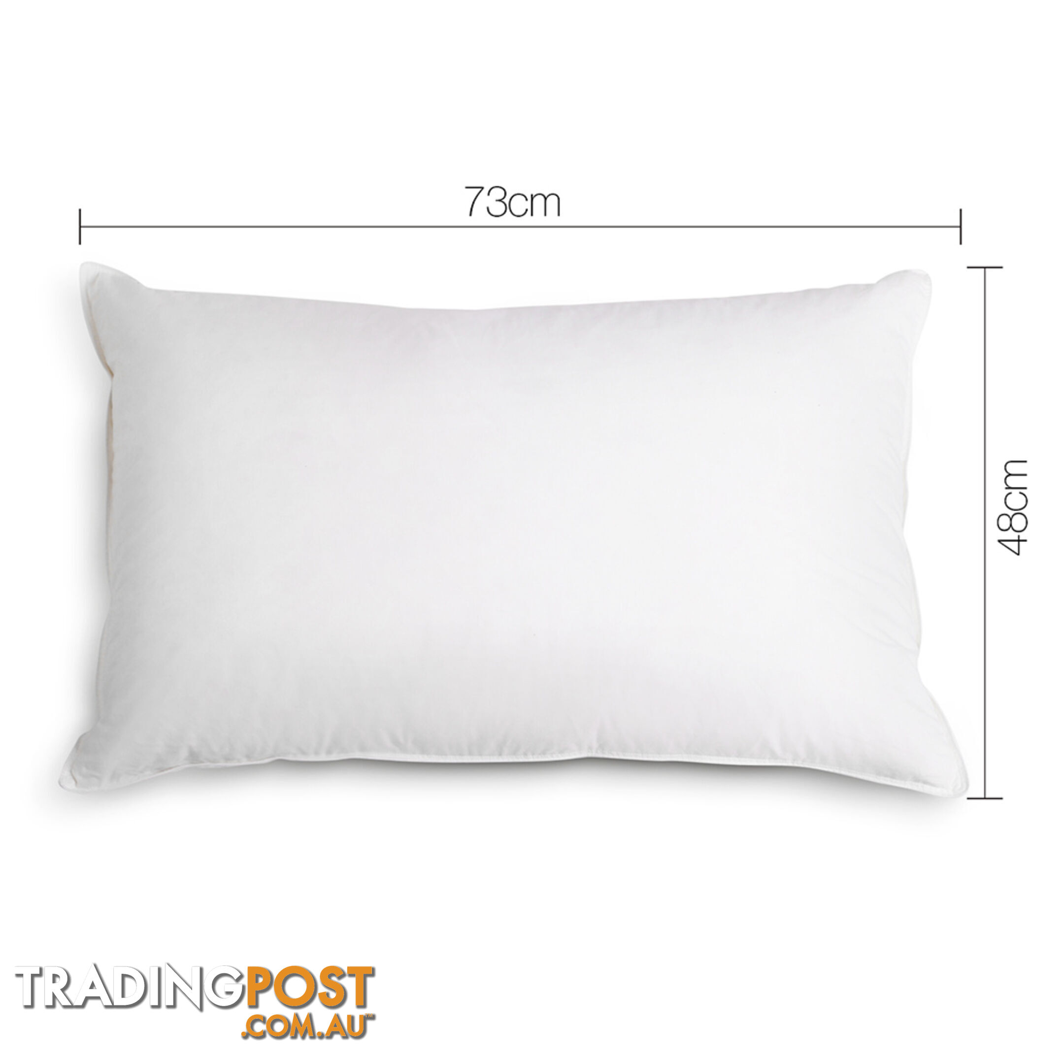 Set of 4 Pillows - 2 Soft & 2 Medium