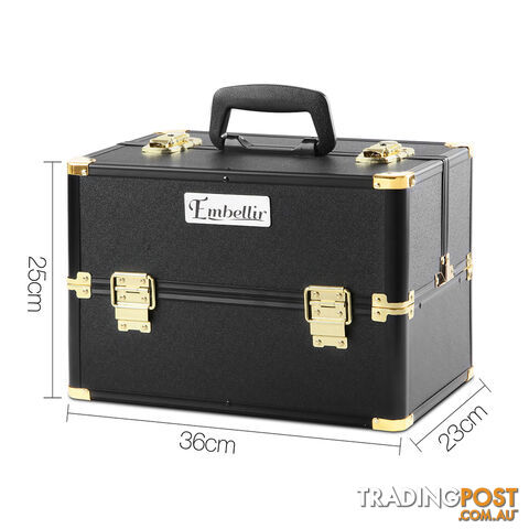 Make Up Cosmetic Beauty Case _ÑÐ Black & Gold