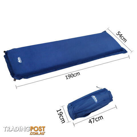 Self inflating Mattress Single 10cm Blue - photo 2 of 9