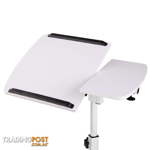 Rotating Mobile Laptop Adjustable Desk White