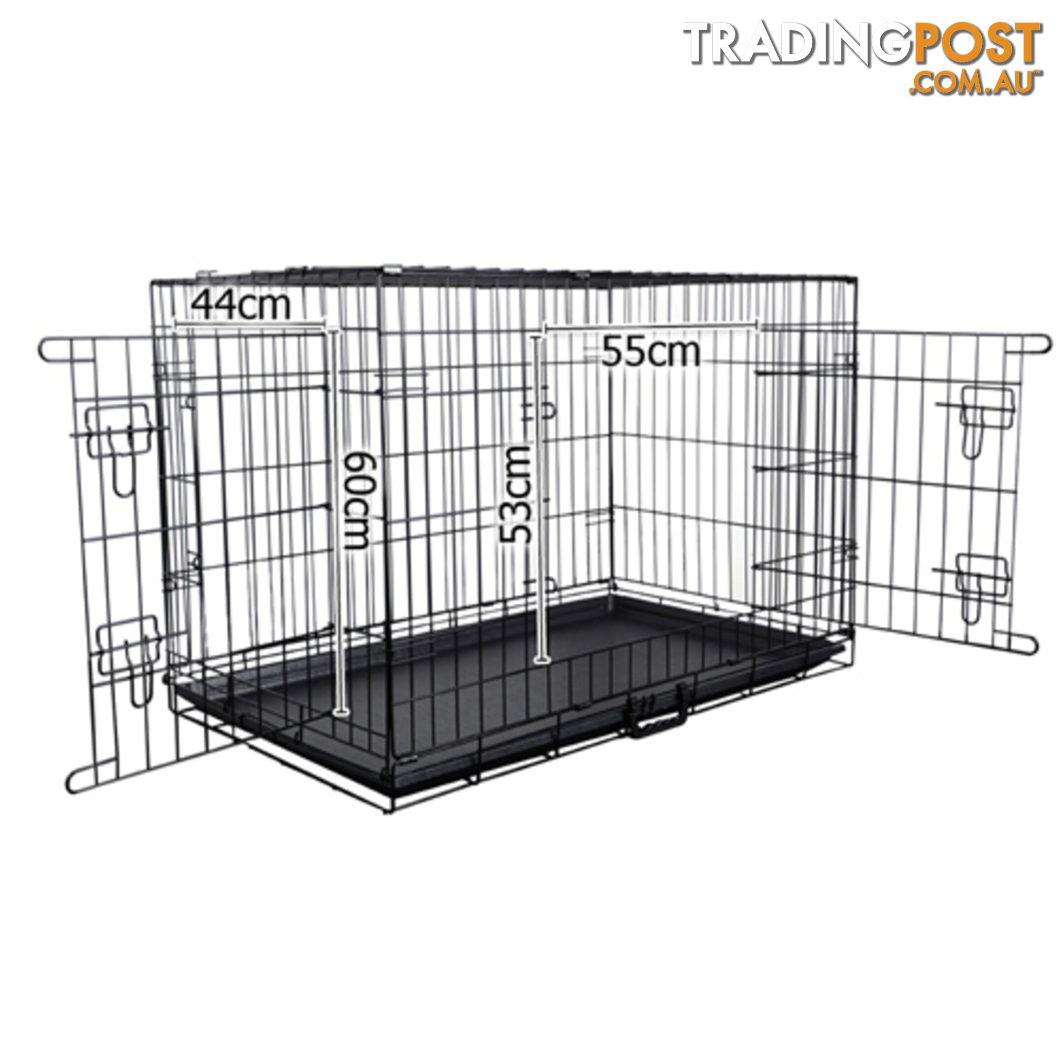 48 Inch Metal Collapsible Dog Cage