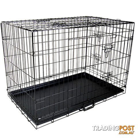 48 Inch Metal Collapsible Dog Cage