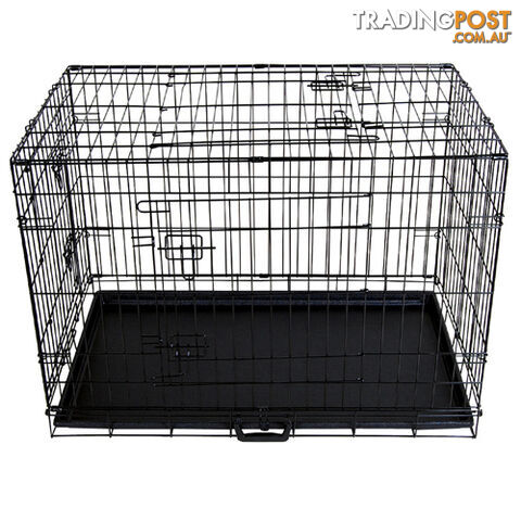 48 Inch Metal Collapsible Dog Cage