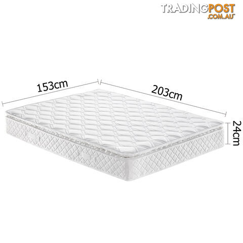 Pillow Top Pocket Spring Medium Firm Mattress Queen - photo 2 of 8