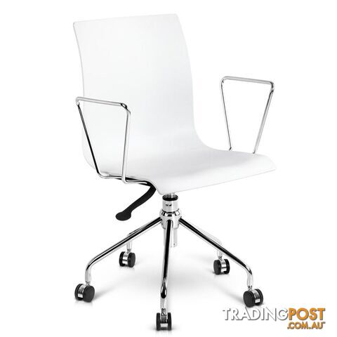 Modern Office Chair with Armrests White