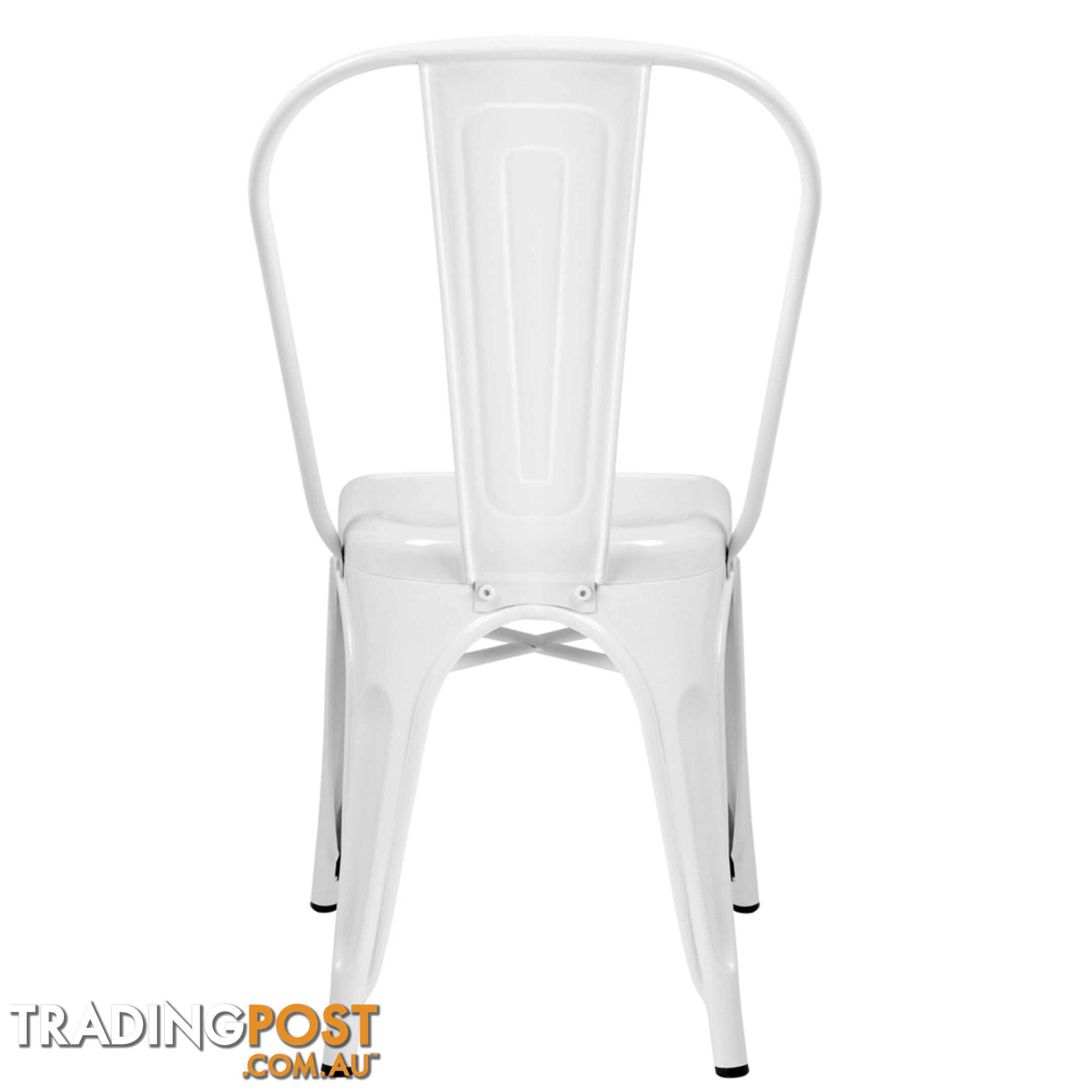 Set of 4 Replica Tolix Dining Metal Chair Gloss White