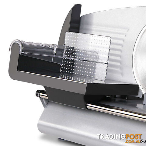 150W  Meat Slicer with Stainless Steel Blade - Silver