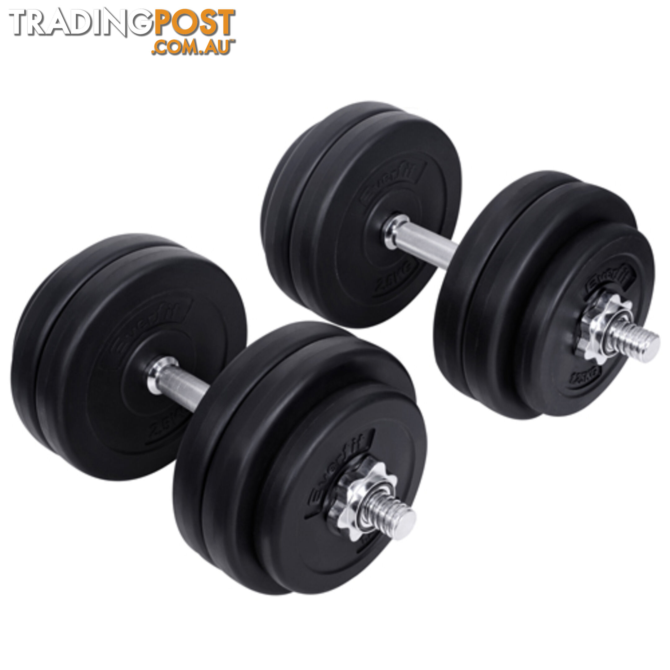 Everfit Home Gym Fitness 30kg Dumbbell Set