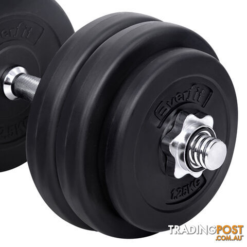 Everfit Home Gym Fitness 30kg Dumbbell Set