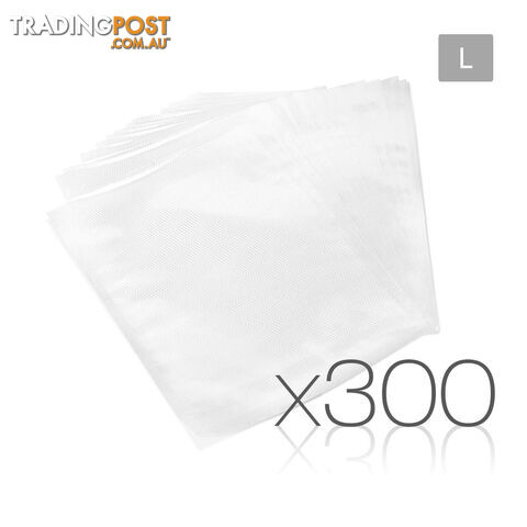 300 Food Sealer Bags: 28 x 40cm