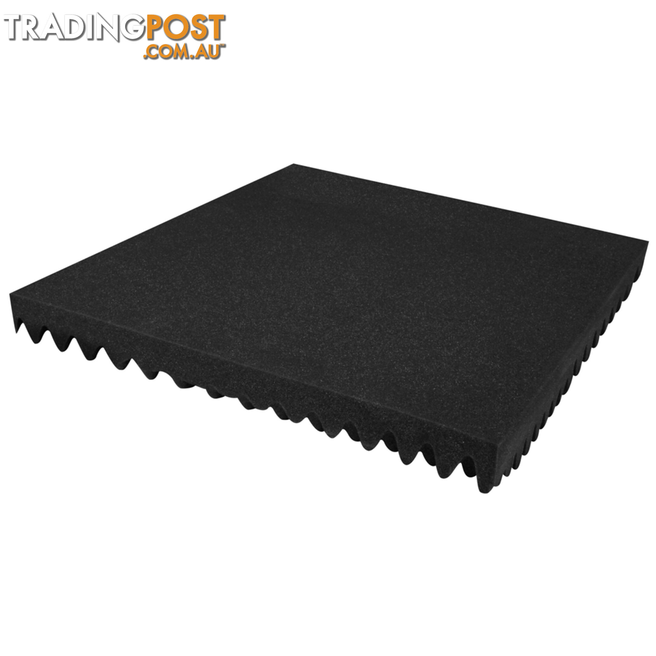 Studio 10 Eggshell Acoustic Foam Black 50 x 50cm