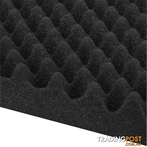 Studio 10 Eggshell Acoustic Foam Black 50 x 50cm