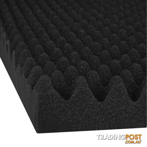 Studio 10 Eggshell Acoustic Foam Black 50 x 50cm