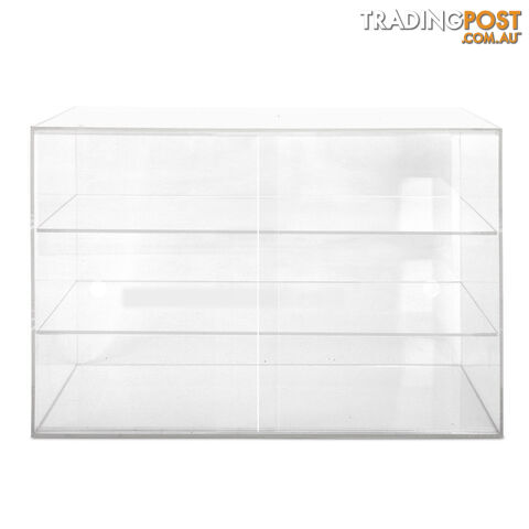3 Tier Clear Acrylic Display Cabinet with Sliding Door - photo 3 of 5