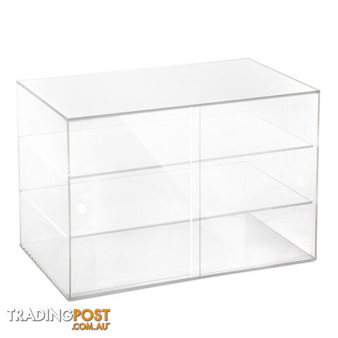 3 Tier Clear Acrylic Display Cabinet with Sliding Door - photo 4 of 5