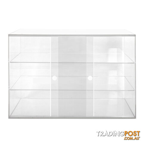 3 Tier Clear Acrylic Display Cabinet with Sliding Door - photo 5 of 5