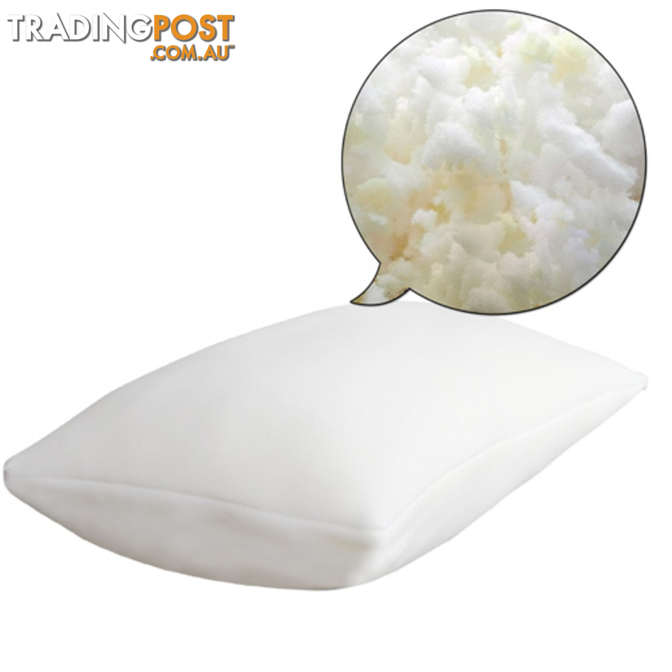 Set of 2 Memory Foam Pillows