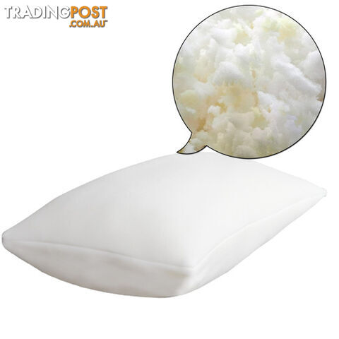 Set of 2 Memory Foam Pillows