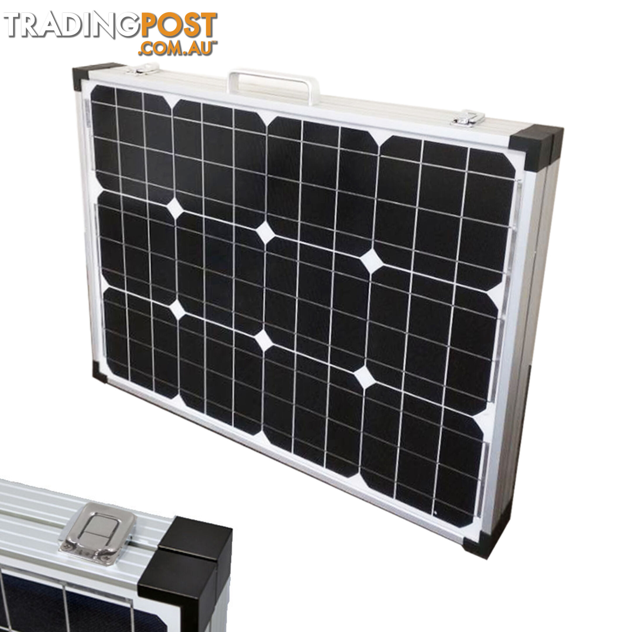 12V 120W Folding Solar Panel Mono Boat Camping Power Charging Kit Battery