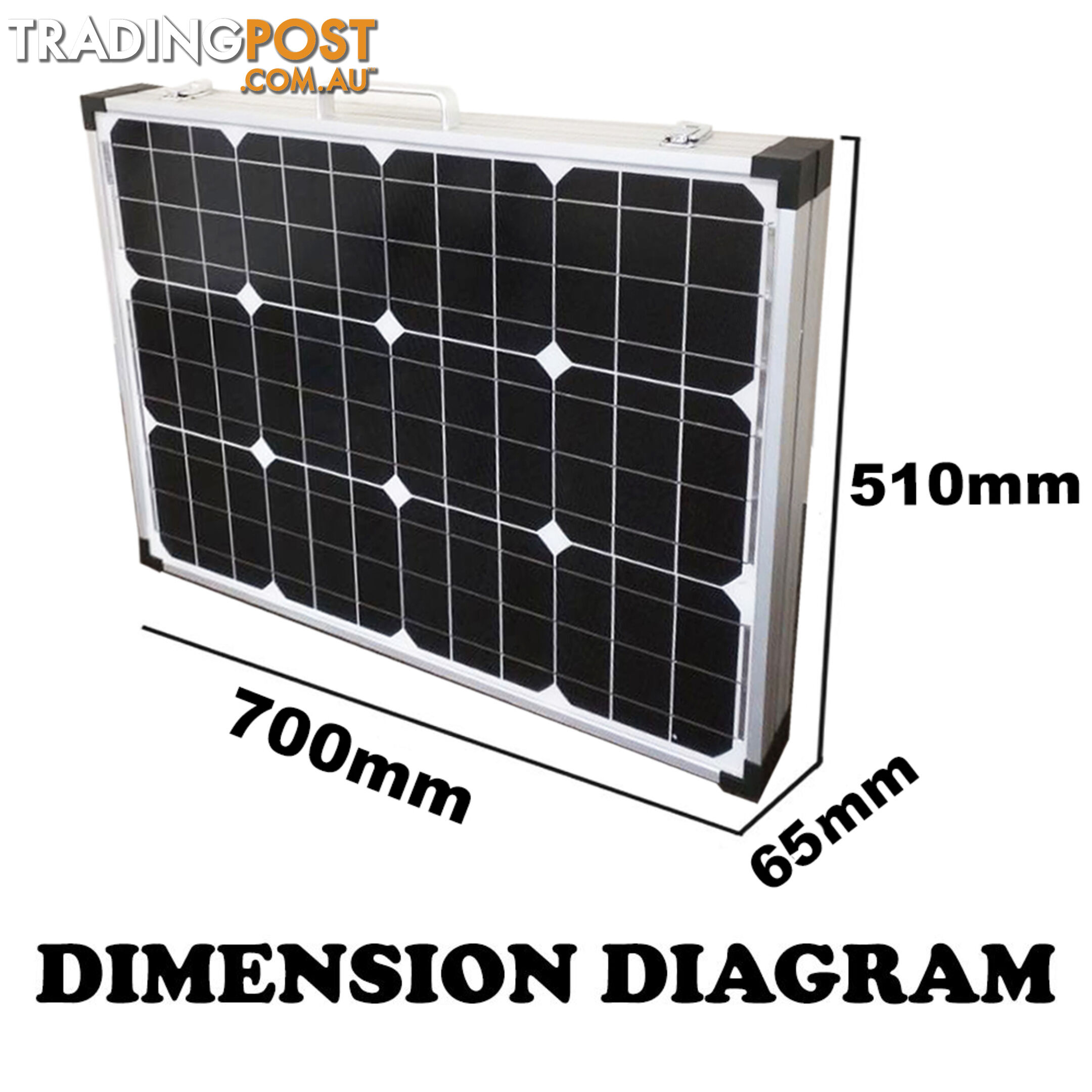 12V 120W Folding Solar Panel Mono Boat Camping Power Charging Kit Battery