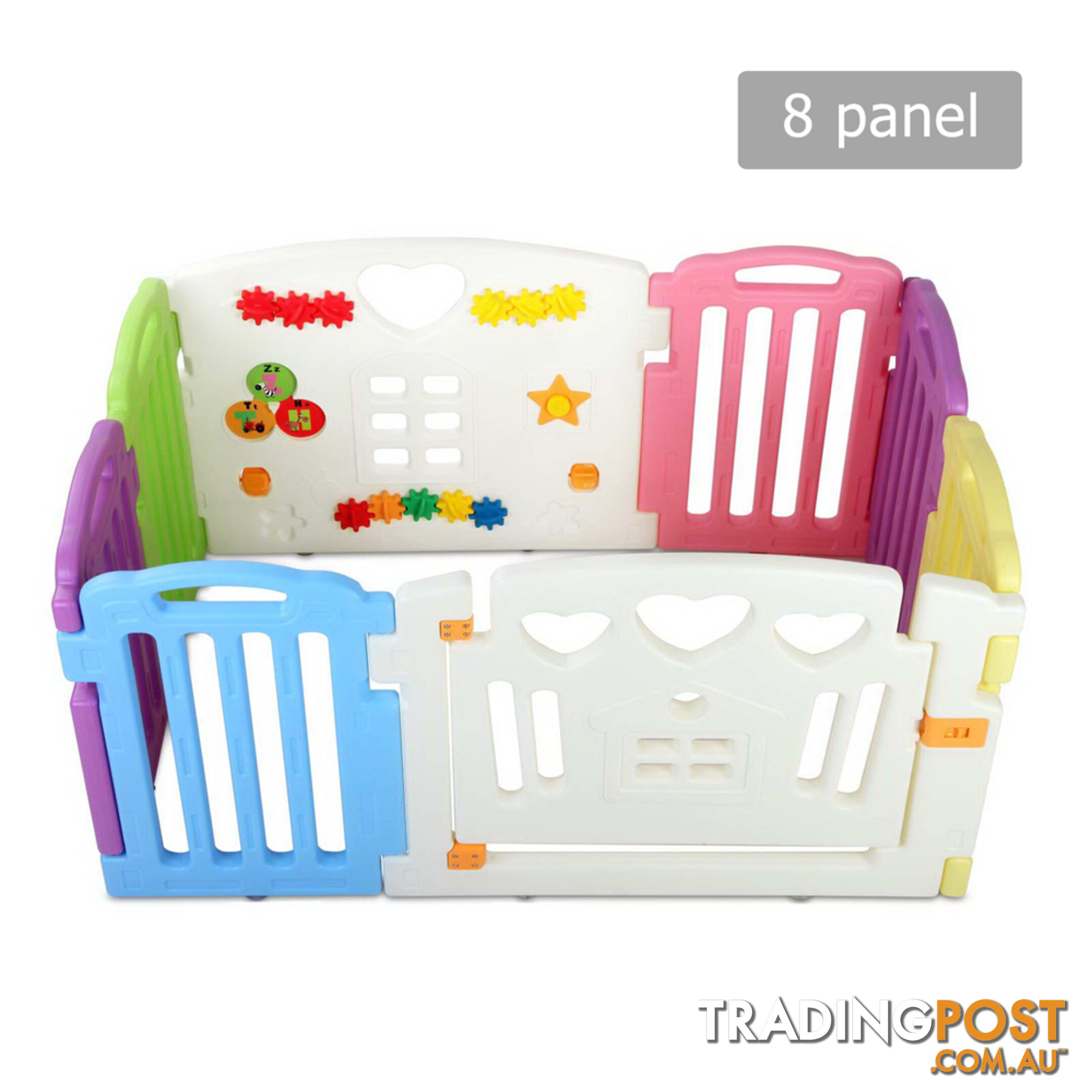 8 Panels Interactive Baby Playpen