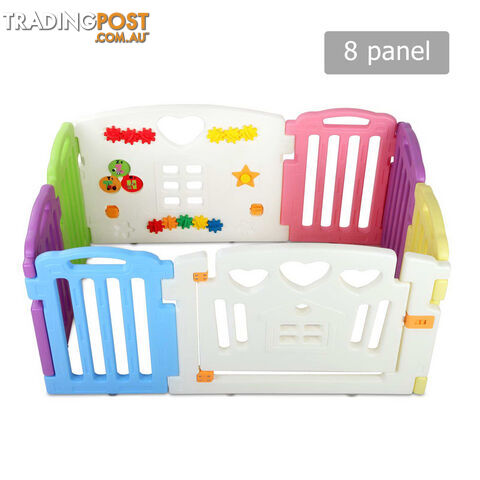 8 Panels Interactive Baby Playpen