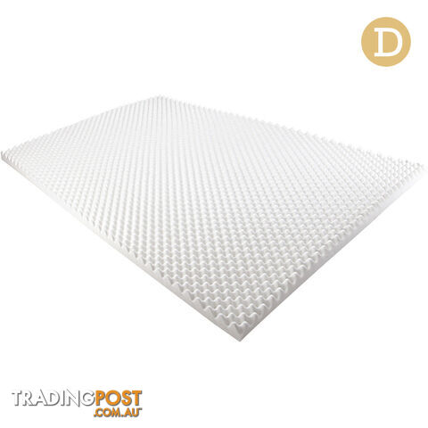 Deluxe Egg Crate Mattress Topper 5 cm Underlay Protector Double