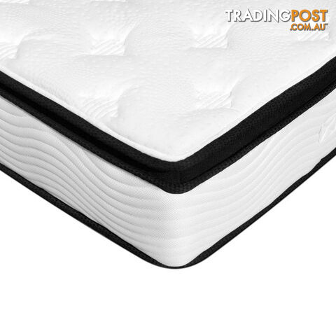 Latex Pillow Top Pocket Spring Mattress King Single