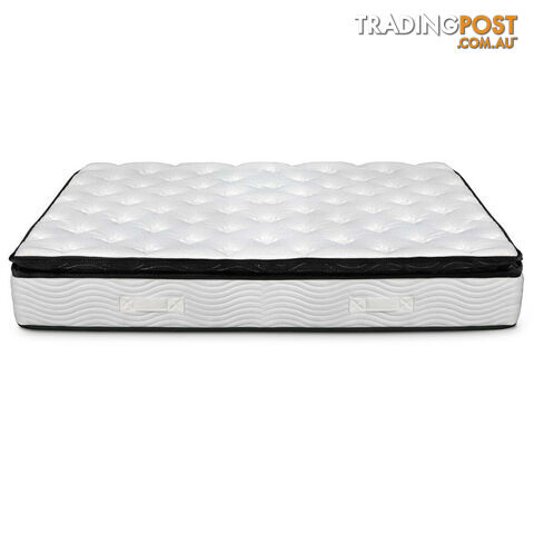 Latex Pillow Top Pocket Spring Mattress King Single